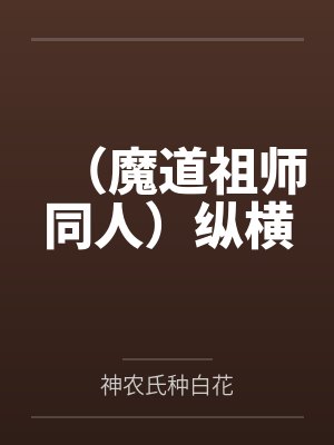 江澄魏婴封面
